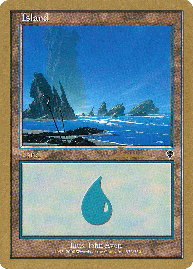Island (ar336) (Antoine Ruel) [World Championship Decks 2001] | Devastation Store