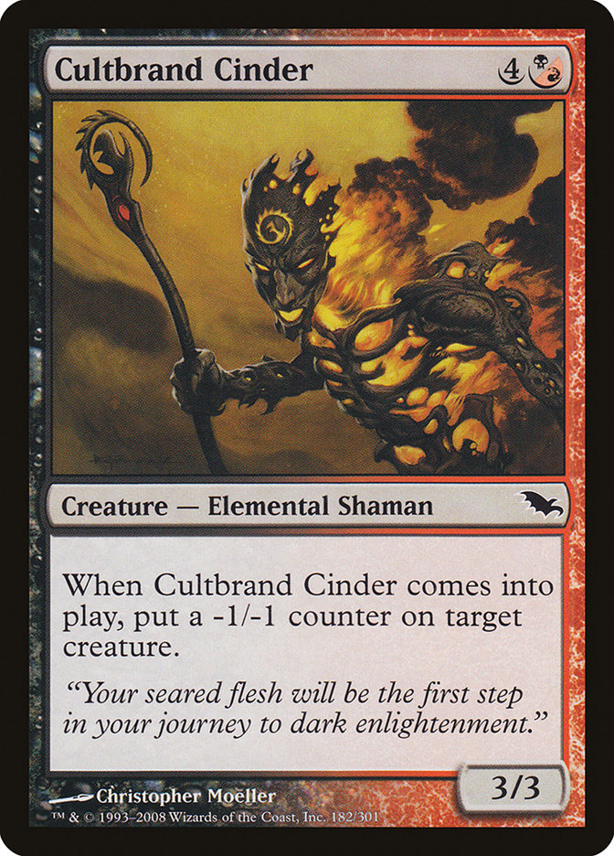 Cultbrand Cinder [Shadowmoor] | Devastation Store