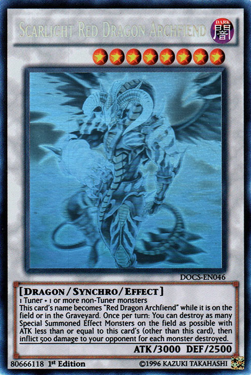 Scarlight Red Dragon Archfiend (Ghost) [DOCS-EN046] Ghost Rare | Devastation Store