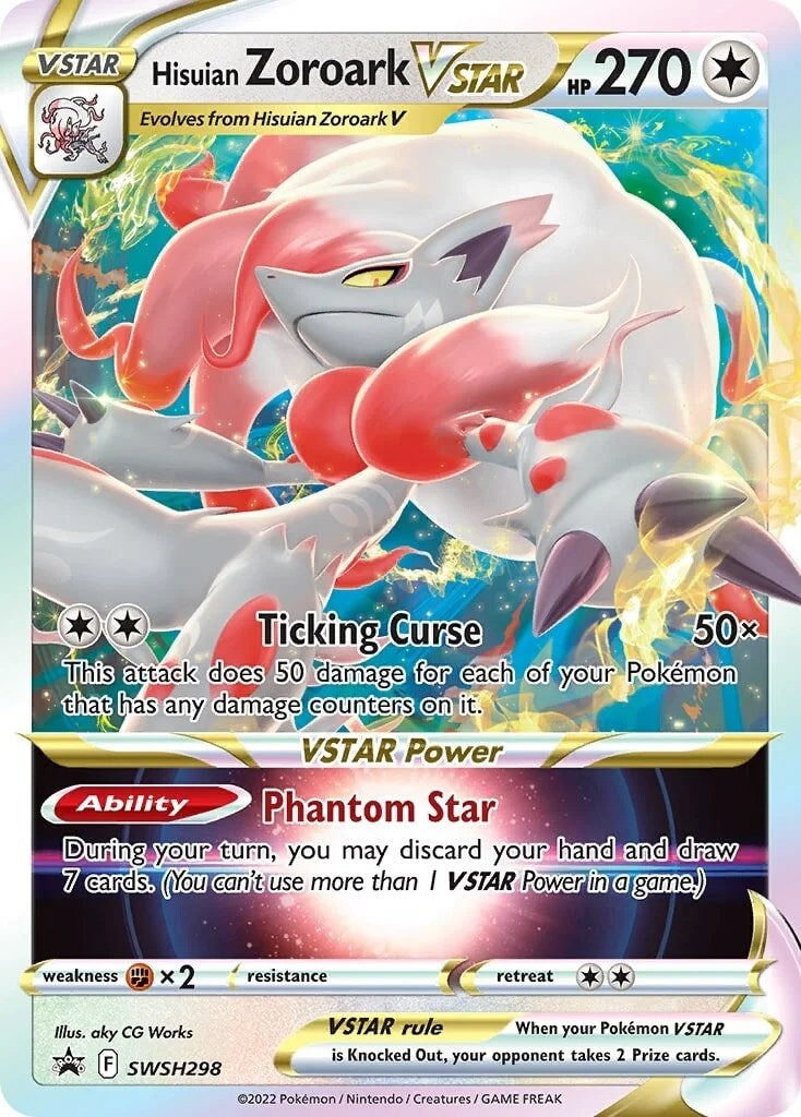 Hisuian Zoroark VSTAR (SWSH298) (Jumbo Card) [Sword & Shield: Lost Origin] | Devastation Store