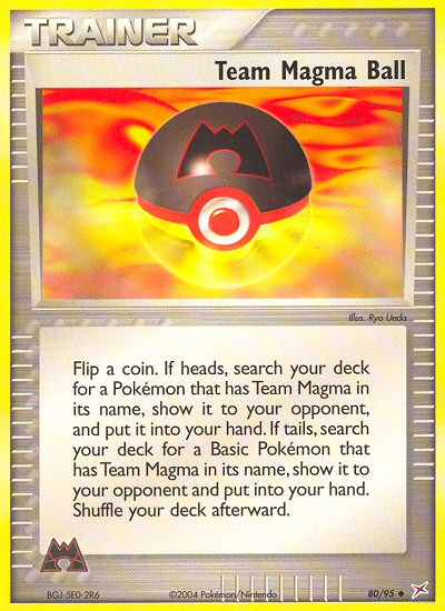 Team Magma Ball (80/95) [EX: Team Magma vs Team Aqua] | Devastation Store