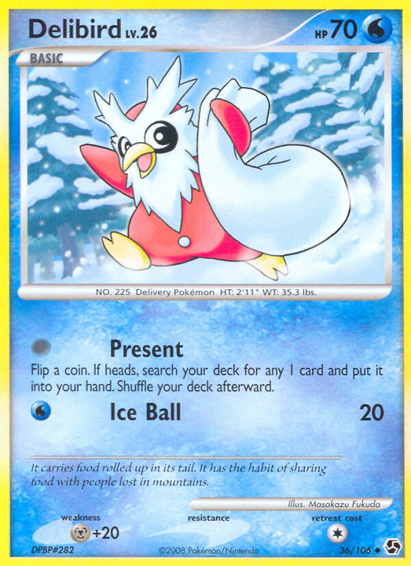 Delibird (36/106) [Diamond & Pearl: Great Encounters] | Devastation Store