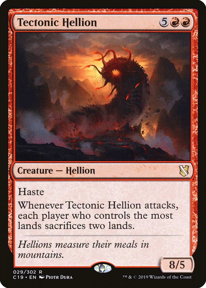 Tectonic Hellion [Commander 2019] | Devastation Store