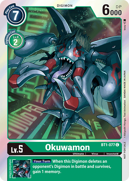 Okuwamon [BT1-077] (Event Pack) [Release Special Booster Ver.1.0 Promos] | Devastation Store