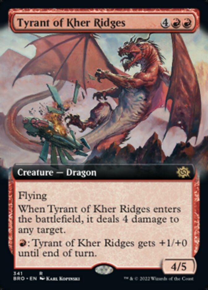 Tyrant of Kher Ridges (Extended Art) [The Brothers' War] | Devastation Store