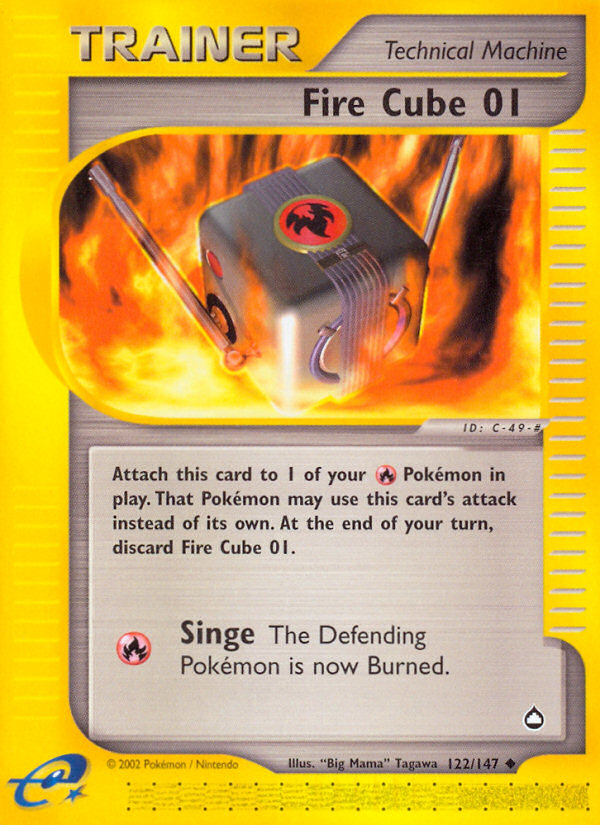 Fire Cube 01 (122/147) [Aquapolis] | Devastation Store