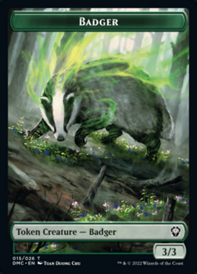 Soldier // Badger Double-sided Token [Dominaria United Tokens] | Devastation Store