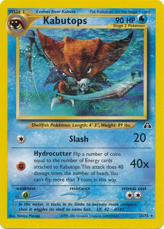 Kabutops (25/75) [Neo Discovery Unlimited] | Devastation Store
