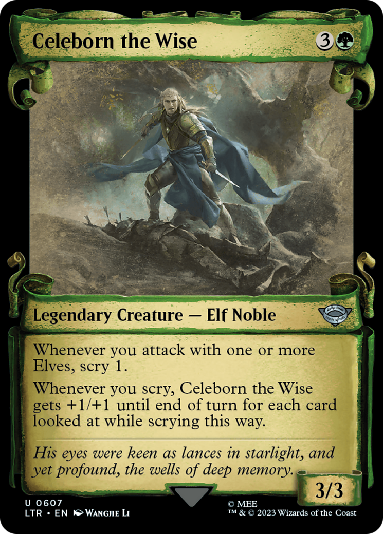 Celeborn the Wise [The Lord of the Rings: Tales of Middle-Earth Showcase Scrolls] | Devastation Store
