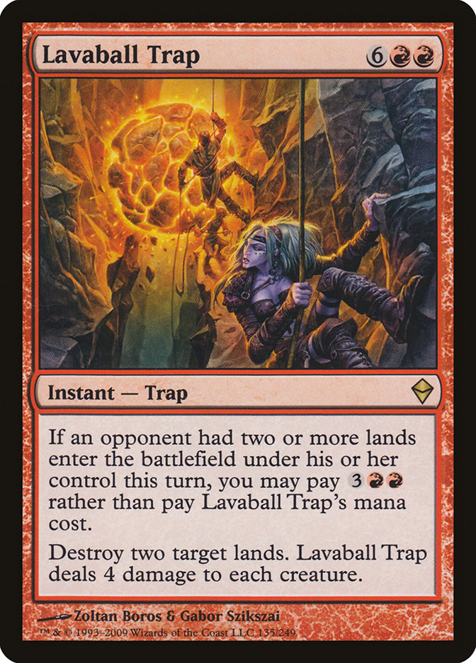 Lavaball Trap [Zendikar] | Devastation Store