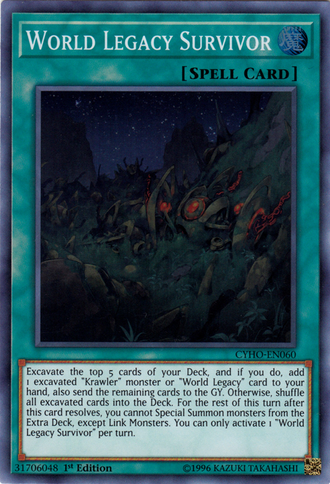 World Legacy Survivor [CYHO-EN060] Super Rare | Devastation Store