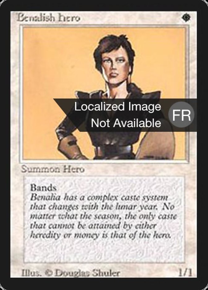 Benalish Hero [Foreign Black Border] | Devastation Store