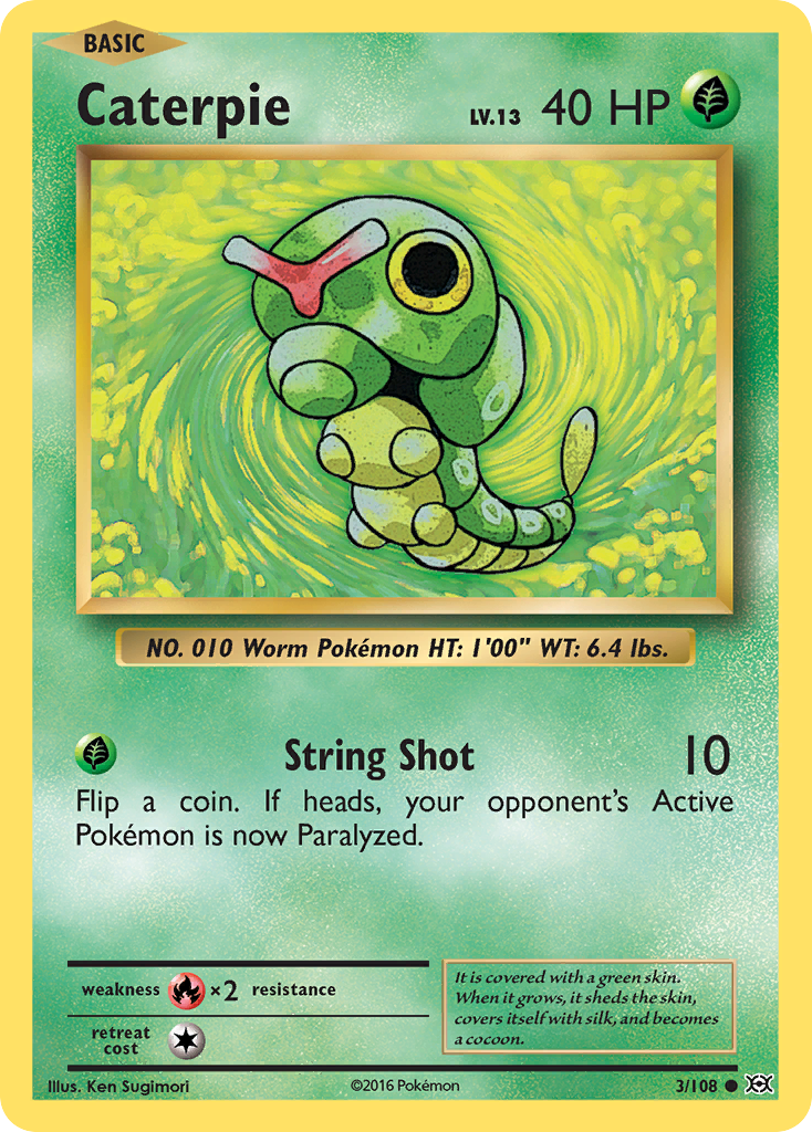 Caterpie (3/108) [XY: Evolutions] | Devastation Store