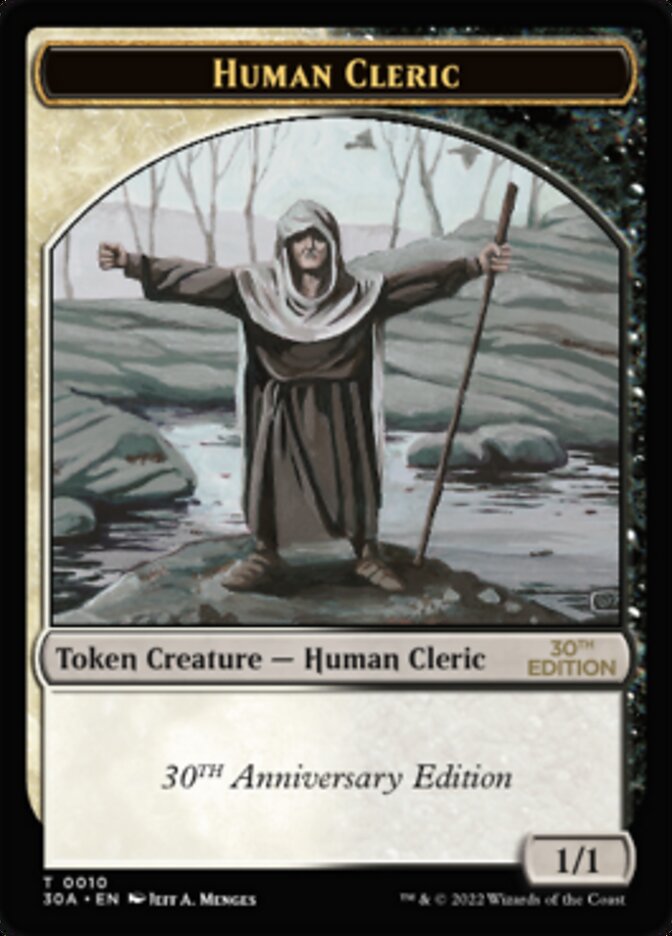 Human Cleric Token [30th Anniversary Tokens] | Devastation Store