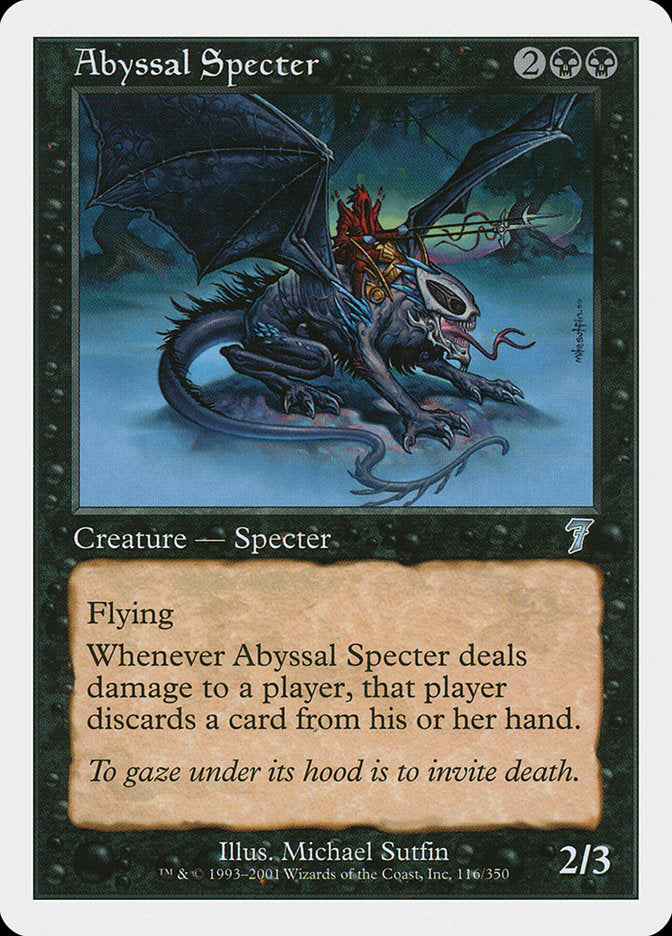 Abyssal Specter [Seventh Edition] | Devastation Store