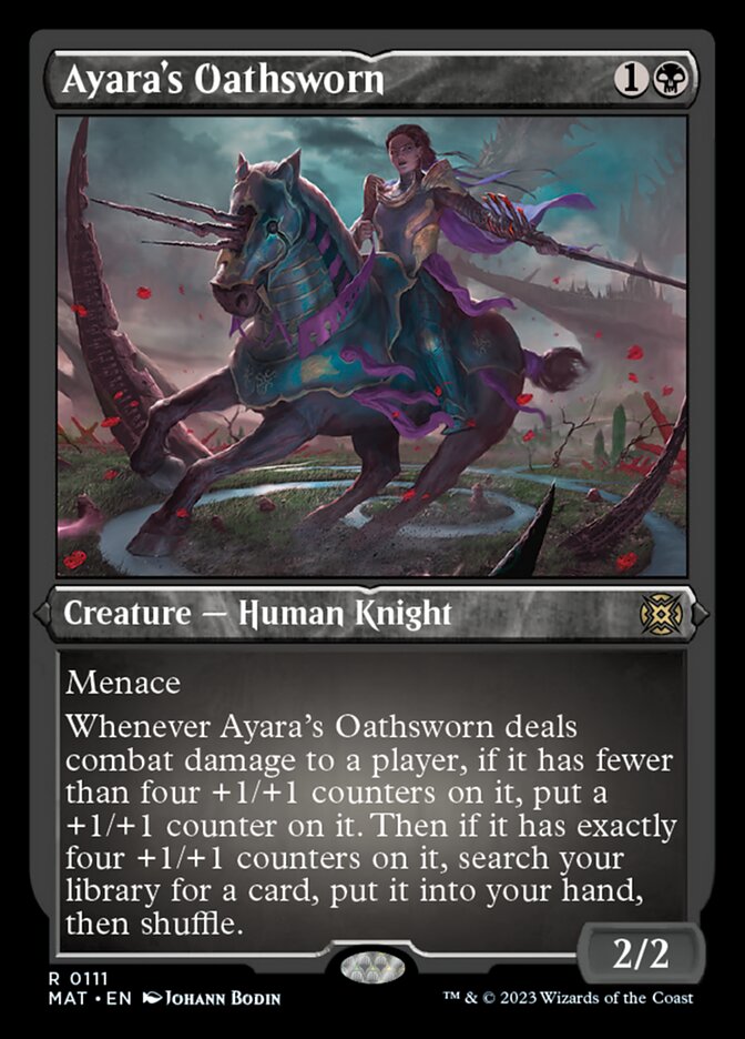 Ayara's Oathsworn (Foil Etched) [March of the Machine: The Aftermath] | Devastation Store