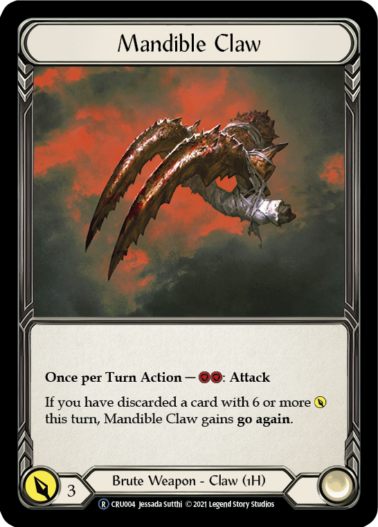 Mandible Claw (Rainbow Foil) [CRU004-RF] Unlimited Rainbow Foil | Devastation Store