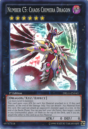 Number C5: Chaos Chimera Dragon [DRLG-EN043] Super Rare | Devastation Store
