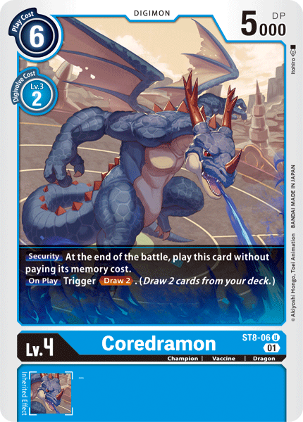 Coredramon [ST8-06] [Starter Deck: Ulforce Veedramon] | Devastation Store