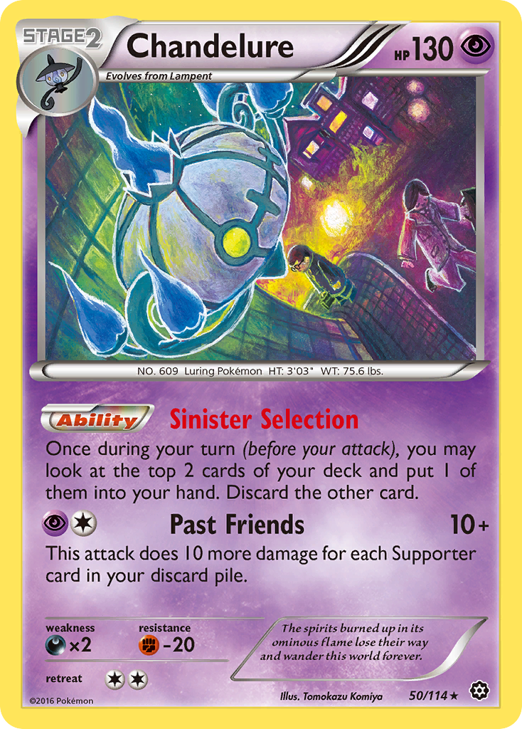 Chandelure (50/114) [XY: Steam Siege] | Devastation Store