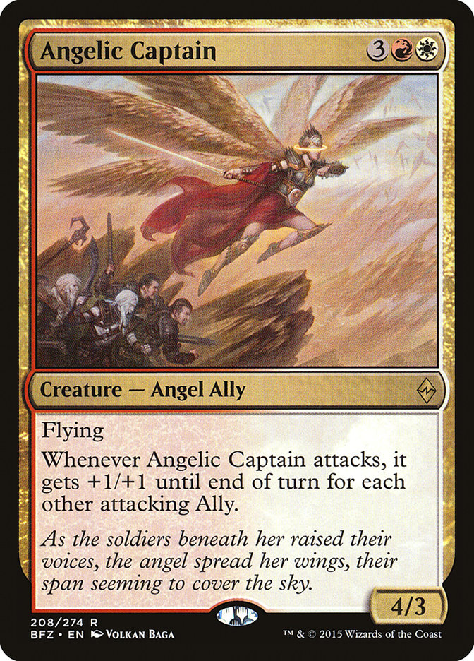 Angelic Captain [Battle for Zendikar] | Devastation Store