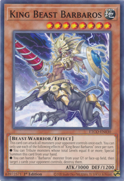 King Beast Barbaros [ETCO-EN030] Common | Devastation Store