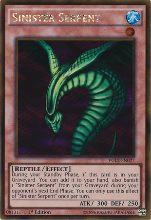 Sinister Serpent [PGL2-EN027] Gold Rare | Devastation Store