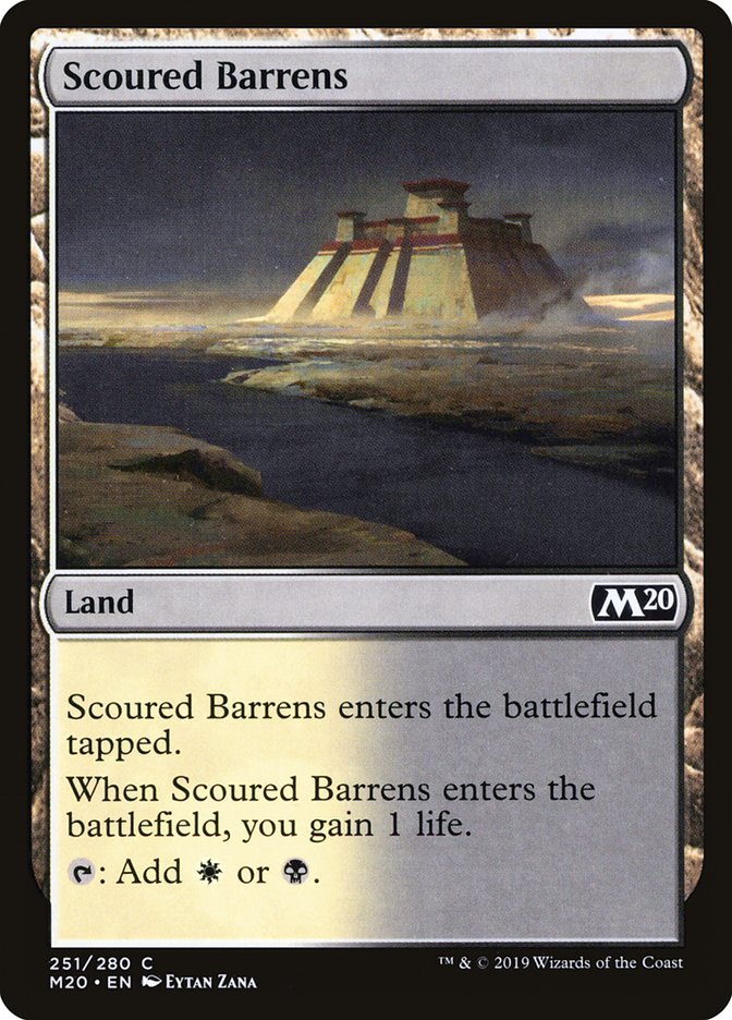 Scoured Barrens [Core Set 2020] | Devastation Store