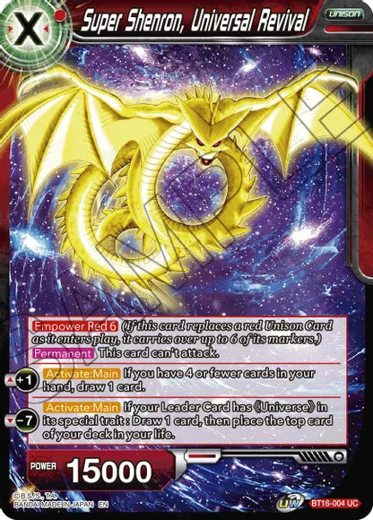 Super Shenron, Universal Revival [BT16-004] | Devastation Store