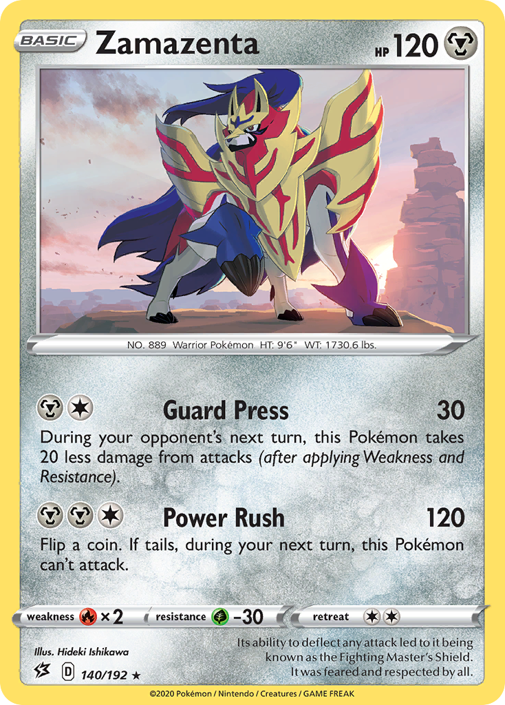 Zamazenta (140/192) [Sword & Shield: Rebel Clash] | Devastation Store