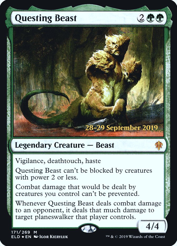 Questing Beast  [Throne of Eldraine Prerelease Promos] | Devastation Store