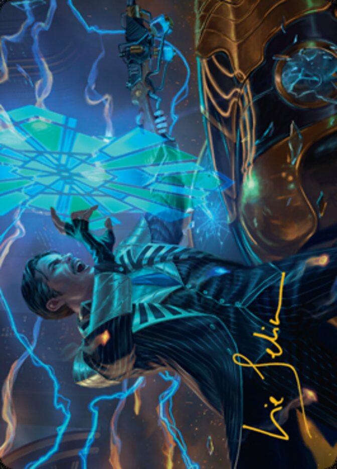 Brokers Veteran Art Card (Gold-Stamped Signature) [Streets of New Capenna Art Series] | Devastation Store