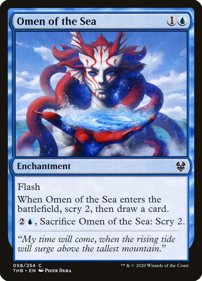 Omen of the Sea [Theros Beyond Death] | Devastation Store