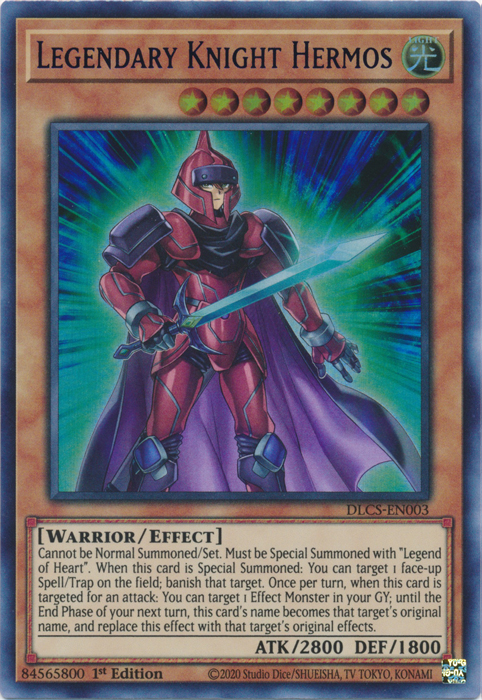 Legendary Knight Hermos (Blue) [DLCS-EN003] Ultra Rare | Devastation Store
