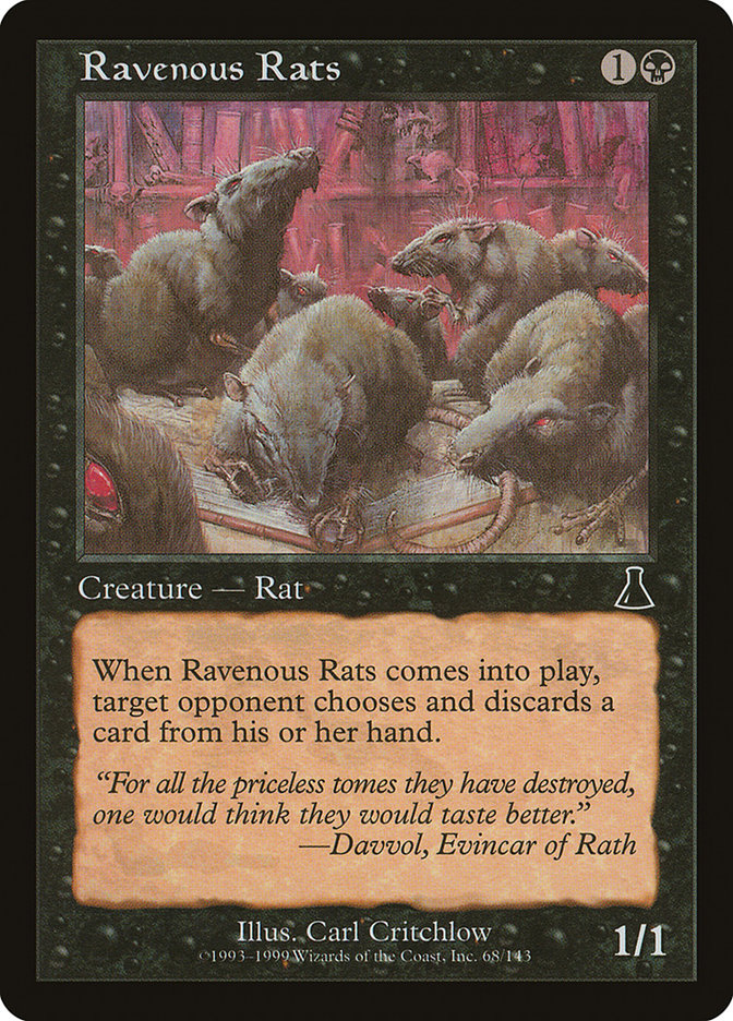 Ravenous Rats [Urza's Destiny] | Devastation Store