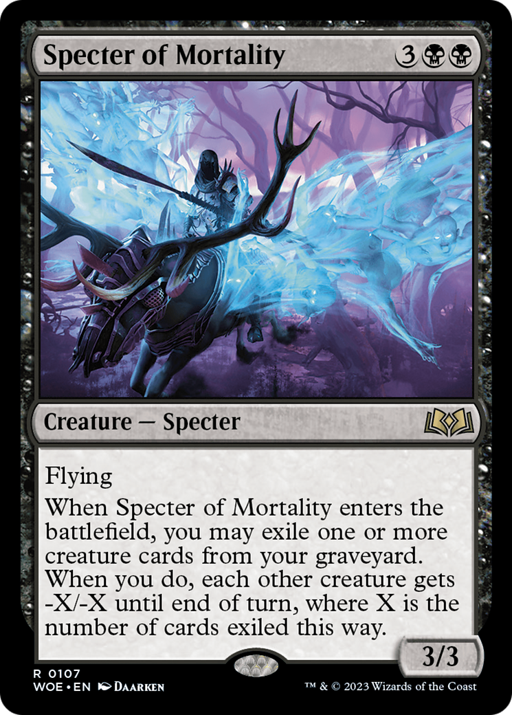 Specter of Mortality [Wilds of Eldraine] | Devastation Store