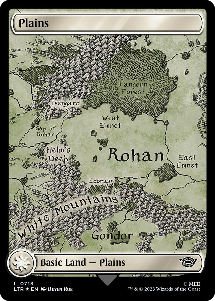 Plains (0713) (Surge Foil) [The Lord of the Rings: Tales of Middle-Earth] | Devastation Store