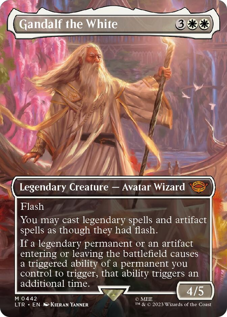 Gandalf the White (Borderless Alternate Art) [The Lord of the Rings: Tales of Middle-Earth] | Devastation Store