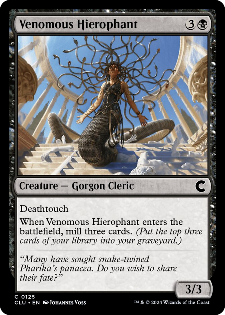 Venomous Hierophant [Ravnica: Clue Edition] | Devastation Store
