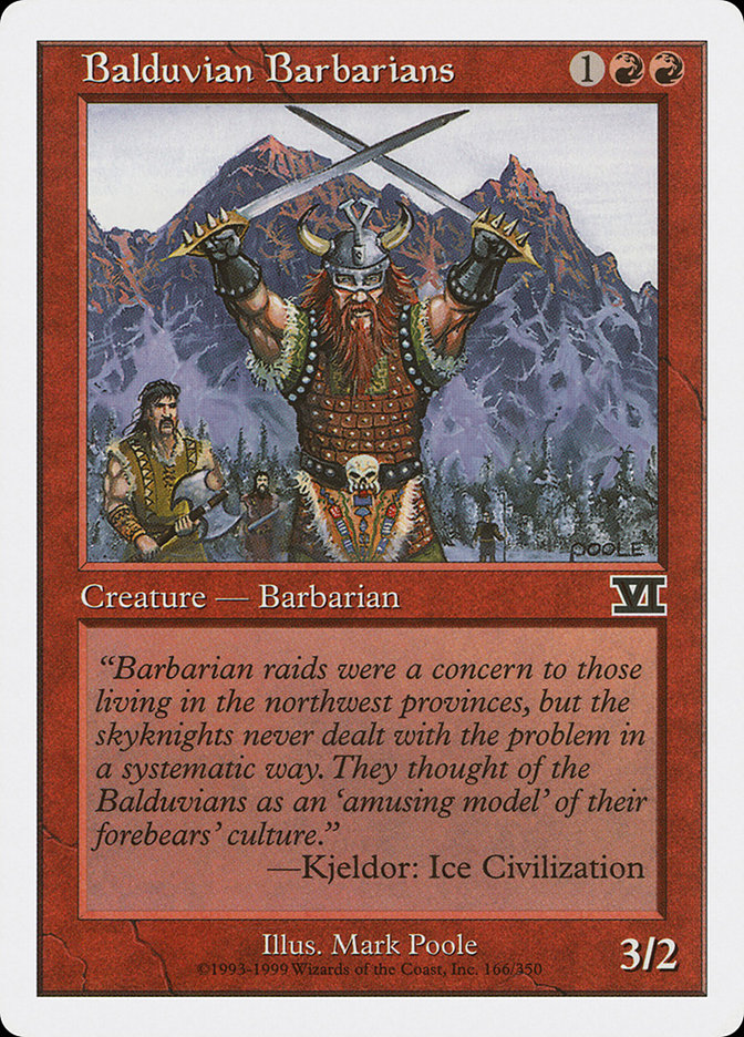 Balduvian Barbarians [Classic Sixth Edition] | Devastation Store