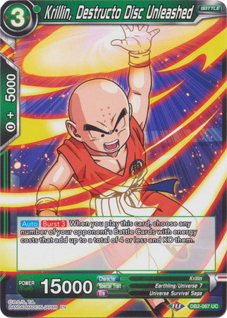 Krillin, Destructo Disc Unleashed [DB2-067] | Devastation Store