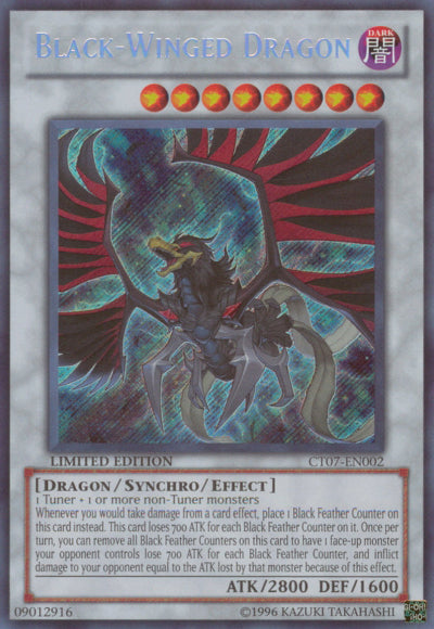 Black-Winged Dragon [CT07-EN002] Secret Rare | Devastation Store