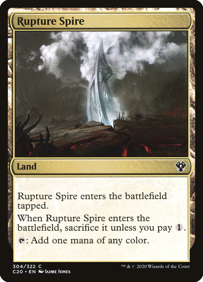 Rupture Spire [Commander 2020] | Devastation Store