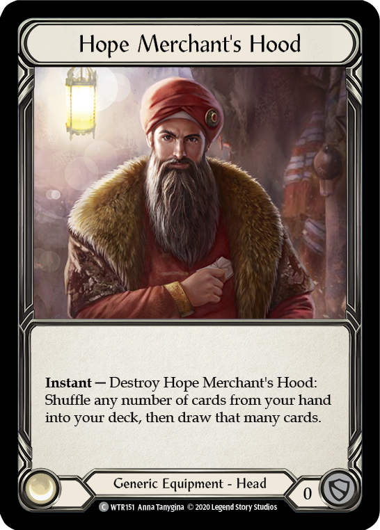 Hope Merchant's Hood [WTR151] Unlimited Edition Rainbow Foil - Devastation Store | Devastation Store