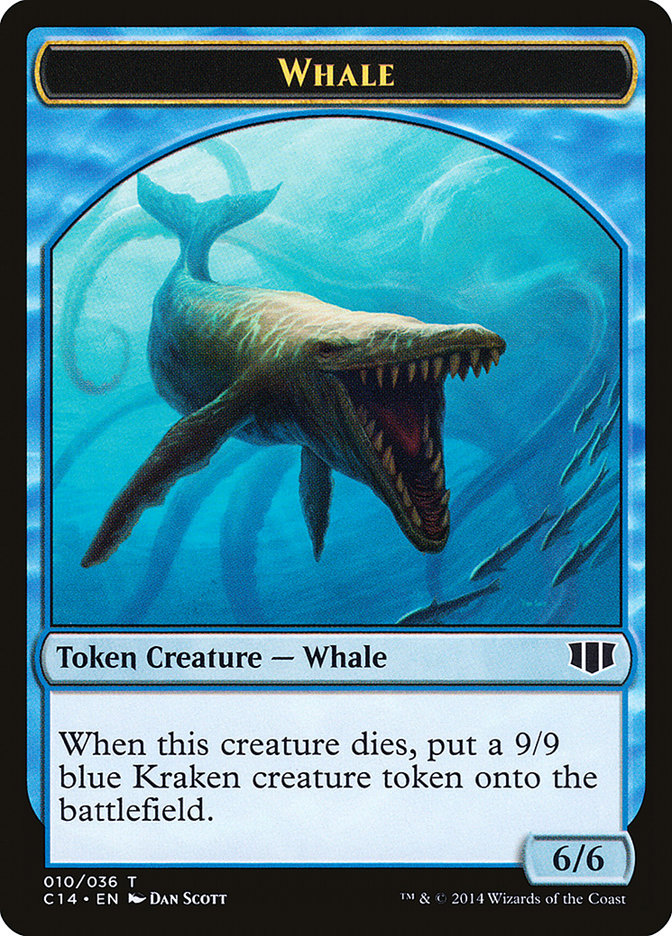 Whale // Zombie (011/036) Double-sided Token [Commander 2014 Tokens] | Devastation Store