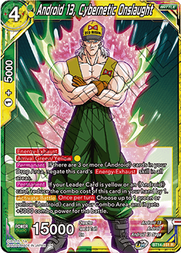 Android 13, Cybernetic Onslaught (BT14-151) [Cross Spirits] | Devastation Store