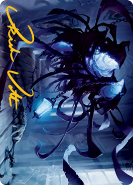 Spectral Adversary Art Card (Gold-Stamped Signature) [Innistrad: Midnight Hunt Art Series] | Devastation Store