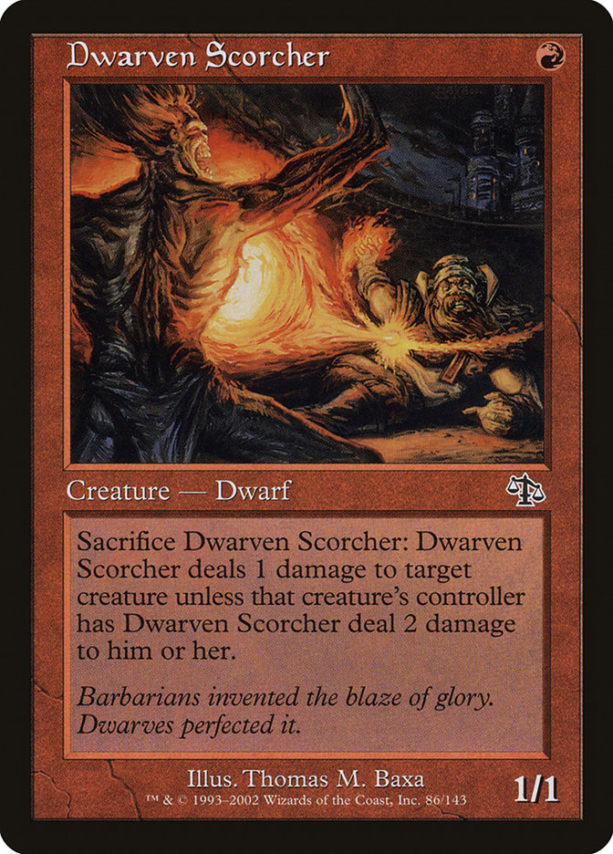 Dwarven Scorcher [Judgment] - Devastation Store | Devastation Store