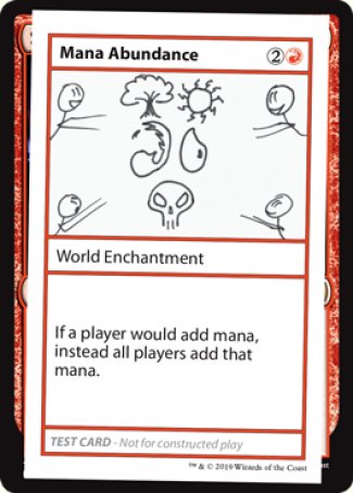 Mana Abundance (2021 Edition) [Mystery Booster Playtest Cards] | Devastation Store