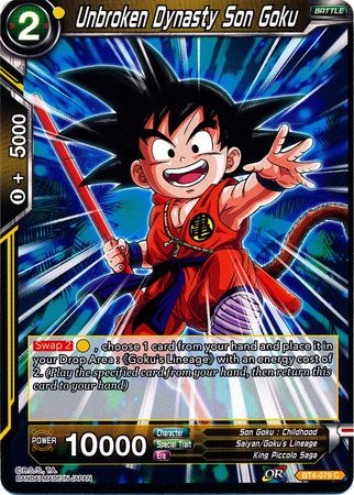 Unbroken Dynasty Son Goku [BT4-079] | Devastation Store
